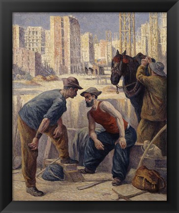 Framed Diggers, 1908-1912 Print