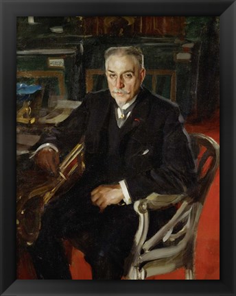 Framed Alfred Beurdely, 1906 Print