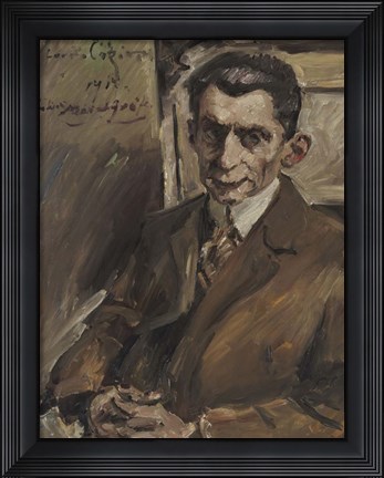 Framed Portrait Of Julius Meier-Graefe, 1914 Print