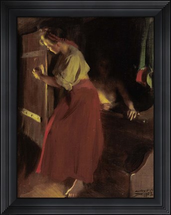 Framed Bath, 1903 Print