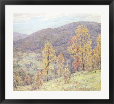 Framed American Autumn Glory Print