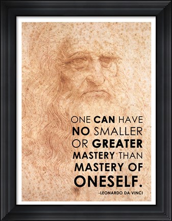 Framed Mastery of Oneself Print