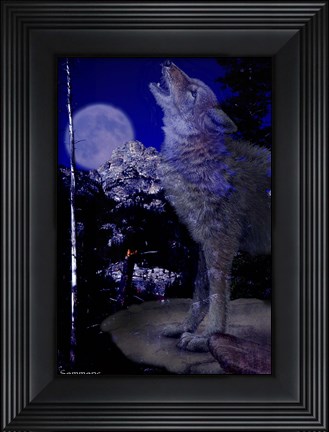 Framed Blue Moon Print