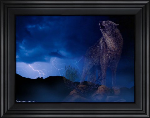 Framed Distant Thunder Print