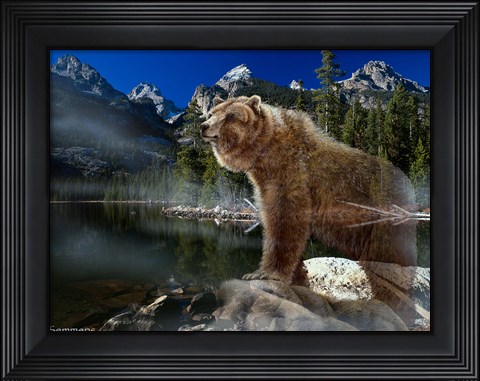 Framed Cold Water Morning Print