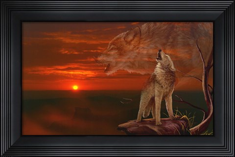 Framed Badlands Print