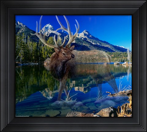 Framed On A Clear Day Print