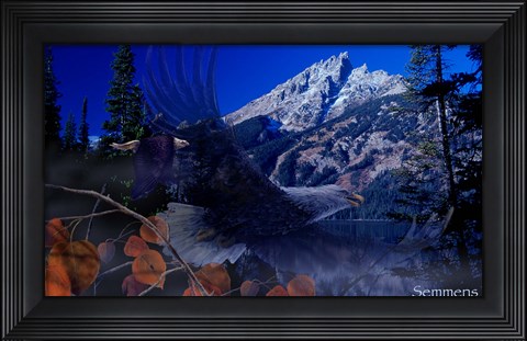 Framed Teton Autumn Print