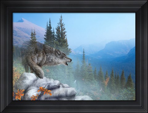 Framed Echoes Of Autumn Print