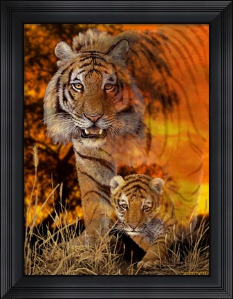 Framed Baby Steps Print