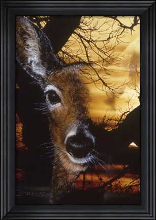 Framed Staying Safe 2 Print