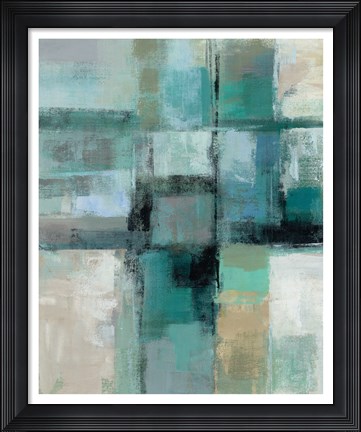Framed Island Hues Crop I Print
