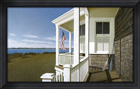 Framed Porch View Print