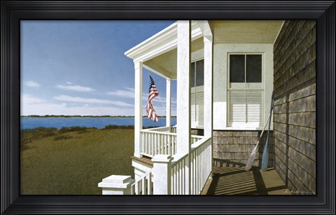 Framed Porch View Print