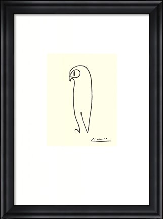 Framed Owl Print