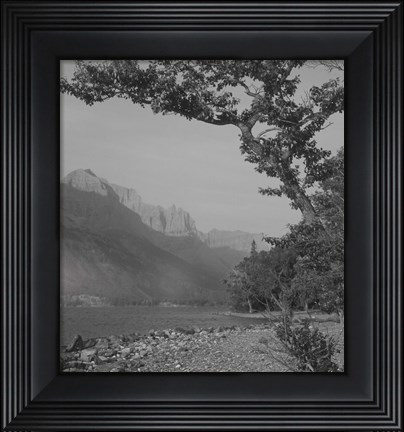 Framed Glacier 1 Print