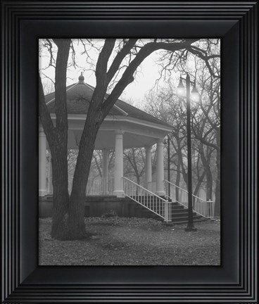 Framed Gazebo Stairs 2 Print