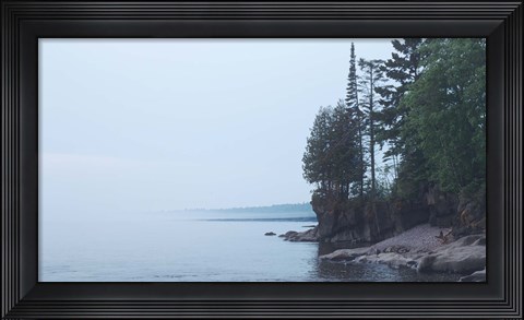 Framed Lake Superior 4 Print