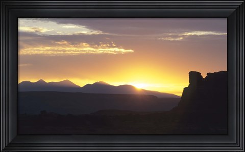 Framed Canyonland Sunset 2 Print