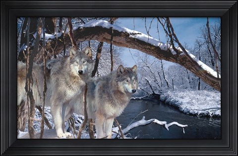 Framed At River&#39;s Edge Print