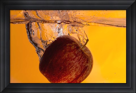 Framed Apple Underwater II Print