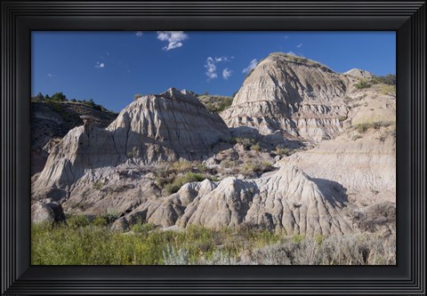 Framed White Mountain Rock Terrain Print