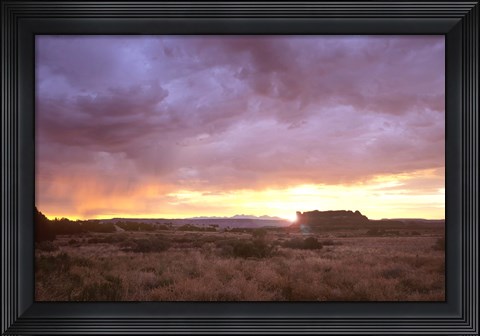 Framed Canyonland Sunset 1 Print