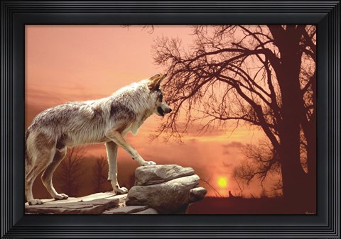 Framed Sunset Ridge Print