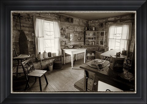 Framed Bonanzaville 11 Print