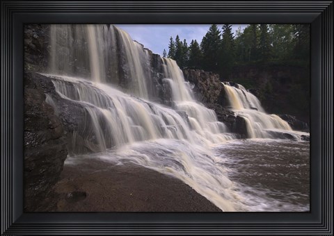 Framed North Shore Waterfalls II Print
