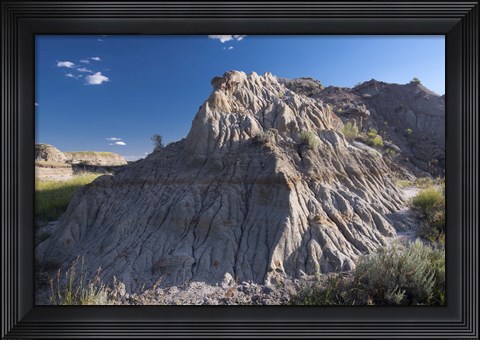 Framed White Mountain Rock Terrain Closeup Print