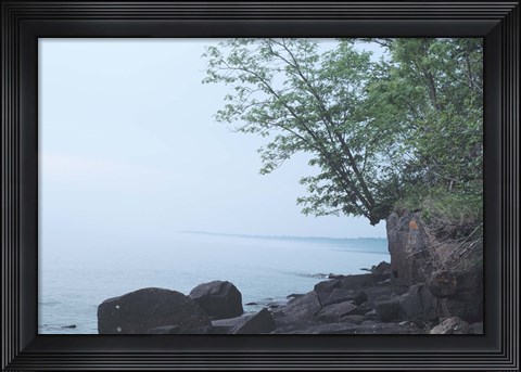 Framed Lake Superior 5 Print