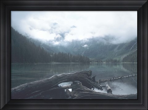Framed Glacier National Park Lake 2 Print