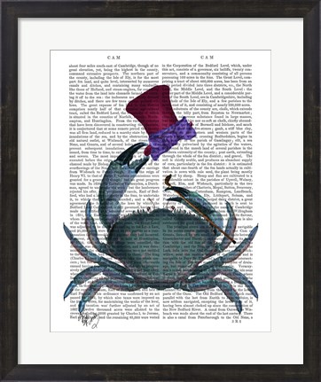 Framed Dandy Crab Print