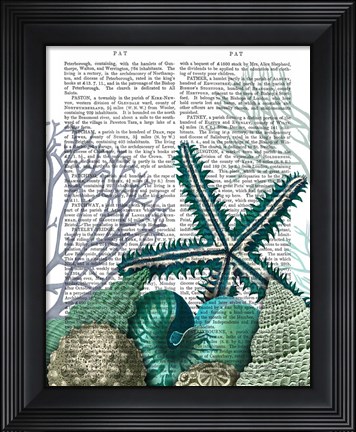Framed Starfish Under the Sea Print