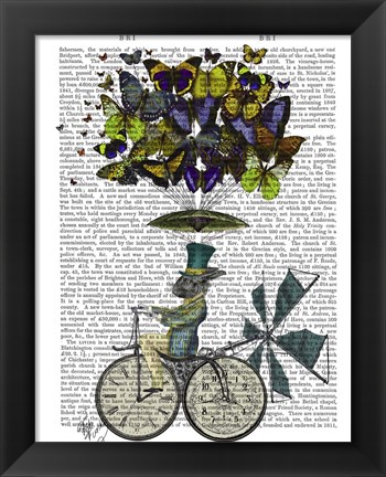 Framed Time Flies Rabbit Print