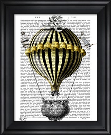 Framed Baroque Fantasy Balloon 2 Print