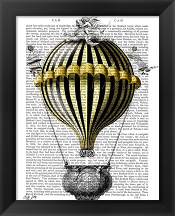 Framed Baroque Fantasy Balloon 2 Print