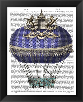 Framed Baroque Fantasy Balloon 4 Print