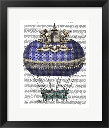 Framed Baroque Fantasy Balloon 4 Print