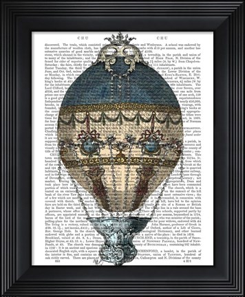 Framed Baroque Fantasy Balloon 1 Print