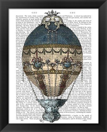 Framed Baroque Fantasy Balloon 1 Print