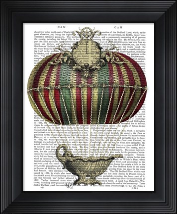 Framed Baroque Fantasy Balloon 3 Print