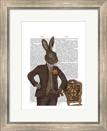 Framed Dapper Hare Print
