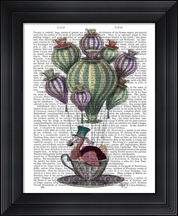 Framed Dodo in Teacup Print