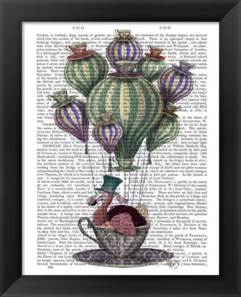 Framed Dodo in Teacup Print