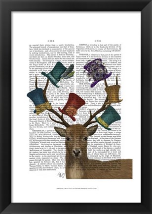 Framed Hat Collector Deer Print
