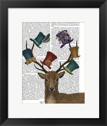 Framed Hat Collector Deer Print