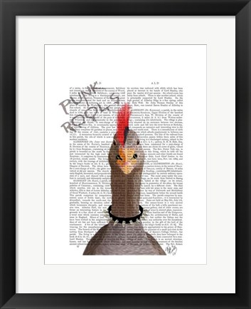 Framed Punk Rock Goose Print