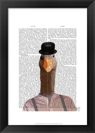 Framed Clockwork Orange Goose Print